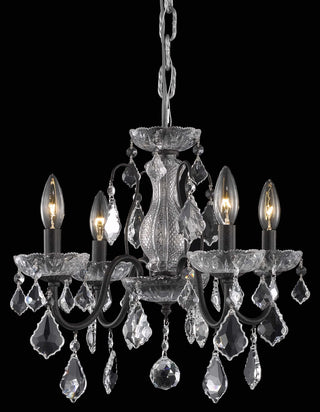 Elegant Lighting - LD2015D17DB - Four Light Pendant - Calista - Dark Bronze