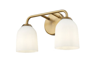 Norah 2-Light Vanity Vintage Brass