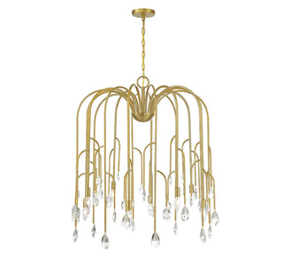 Savoy House - 1-6688-8-127 - Eight Light Chandelier - Anholt - Noble Brass