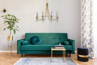 Mayfair Eight Light Chandelier in Warm Brass and Chrome