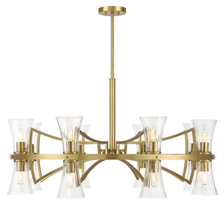 Savoy House - 1-9705-16-322 - 16 Light Chandelier - Bennington - Warm Brass