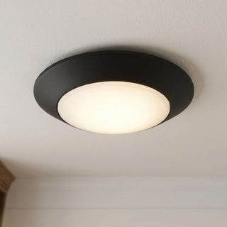 LED Disc Light in Black