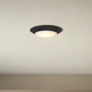 LED Disc Light in Black