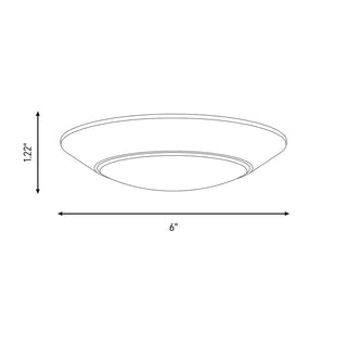 LED Disc Light in White