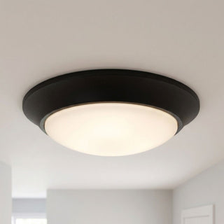 LED Disc Light in Black