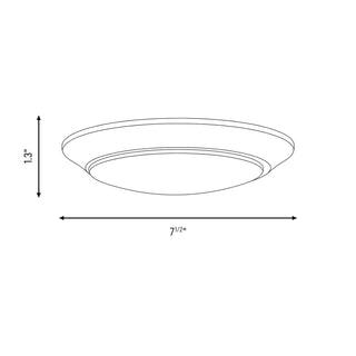 LED Disc Light in Bronze