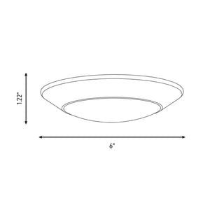 LED Disc Light in White