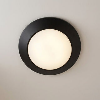 LED Disc Light in Black