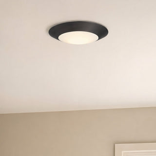 LED Disc Light in Black