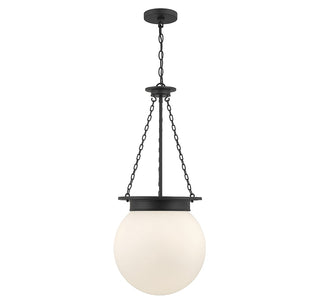 Savoy House - 7-3901-3-89 - Three Light Pendant - Manor - Matte Black