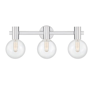 Savoy House - 8-3076-3-11 - Three Light Bathroom Vanity - Wright - Chrome