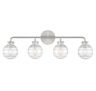 Savoy House - 8-4300-4-SN - Four Light Bathroom Vanity - Mason - Satin Nickel