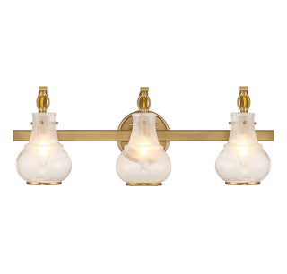 Savoy House - 8-4417-3-322 - Three Light Bathroom Vanity - Adams - Warm Brass