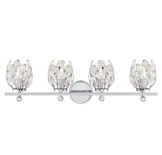 Savoy House - 8-6601-4-11 - Four Light Bathroom Vanity - Moreno - Chrome