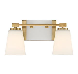 Savoy House - 8-6901-2-322 - Two Light Bathroom Vanity - Darby - Warm Brass