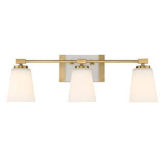 Savoy House - 8-6901-3-322 - Three Light Bathroom Vanity - Darby - Warm Brass