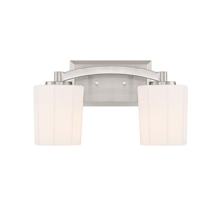 Savoy House - 8-7710-2-SN - Two Light Bathroom Vanity - Whitney - Satin Nickel