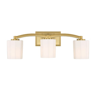 Savoy House - 8-7710-3-322 - Three Light Bathroom Vanity - Whitney - Warm Brass