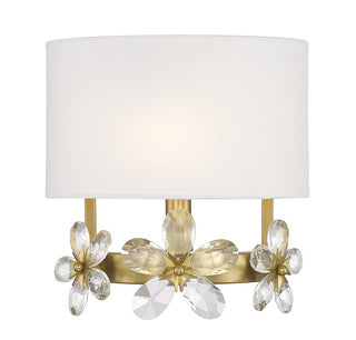 Savoy House - 9-4364-1-322 - One Light Wall Sconce - Dahlia - Warm Brass