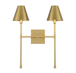 Savoy House - 9-5202-2-322 - Two Light Wall Sconce - Jefferson - Warm Brass