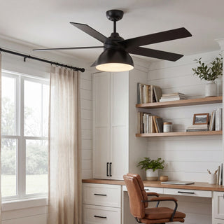 52" Ceiling Fan in Matte Black