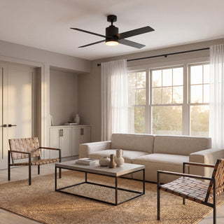 Dayton 52" Ceiling Fan in Matte Black