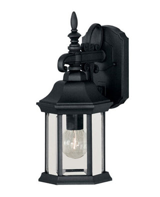 Meridian - M50056BK - One Light Outdoor Wall Lantern - Black