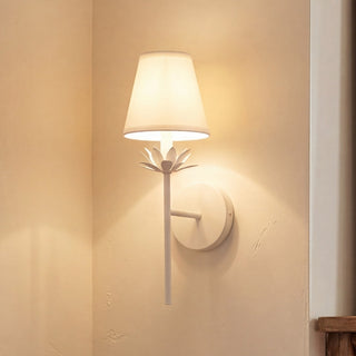 One Light Wall Sconce in White