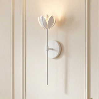 One Light Wall Sconce in White