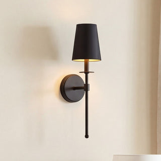 One Light Wall Sconce in Matte Black