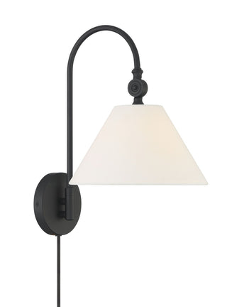 Meridian - M90085MBK - One Light Wall Sconce - Matte Black