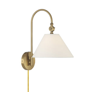 Meridian - M90085NB - One Light Wall Sconce - Natural Brass