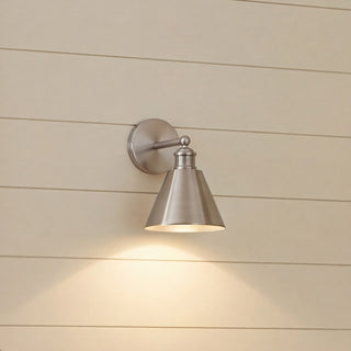 One Light Wall Sconce in Brushed Nickel