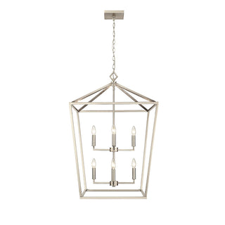 Millennium - 3335-MG - Eight Light Pendant - Corona - Modern Gold