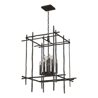Hubbardton Forge - 101317-SKT-14 - Tura 8-Light Large Chandelier - Tura - Oil Rubbed Bronze