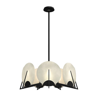 Hubbardton Forge - 131059-SKT-MULT-10-AR - Callisto 7-Light Pendant - Callisto - Black