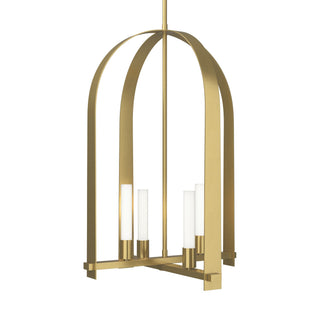 Hubbardton Forge - 131070-SKT-MULT-86-FD0462 - Triomphe 4-Light Pendant - Triomphe - Modern Brass
