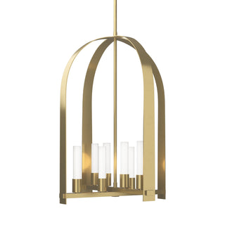 Hubbardton Forge - 131071-SKT-MULT-86-FD0611 - Triomphe 8-Light Pendant - Triomphe - Modern Brass