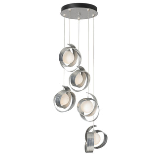 Hubbardton Forge - 131129-SKT-STND-85-GG0711 - Riza 5-Light Pendant - Riza - Sterling