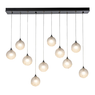 Hubbardton Forge - 131130-SKT-STND-10-FD0750 - Fritz Globe 10-Light Pendant - Fritz - Black