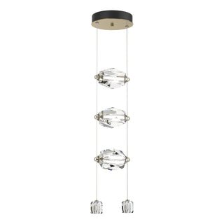 Hubbardton Forge - 139058-LED-STND-86-CR - Gatsby 3-Light LED Pendant - Gatsby - Modern Brass