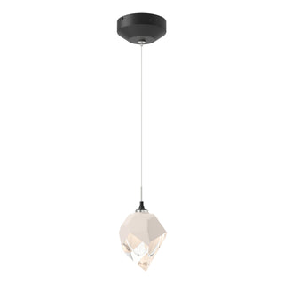 Hubbardton Forge - 161188-SKT-STND-10-WP0754 - Chrysalis 1-Light Small Pendant - Chrysalis - Black