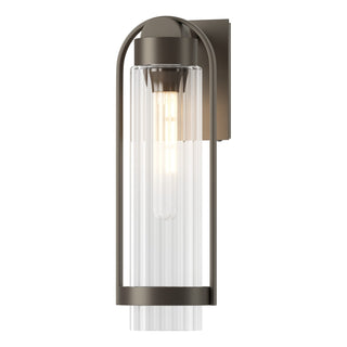 Hubbardton Forge - 302556-SKT-77-ZM0742 - Alcove Medium Outdoor Sconce - Alcove - Coastal Dark Smoke