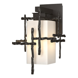Hubbardton Forge - 302580-SKT-14-GG0111 - Tura Small Outdoor Sconce - Tura - Coastal Oil Rubbed Bronze