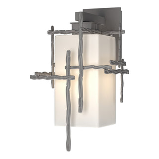 Hubbardton Forge - 302581-SKT-78-GG0093 - Tura Medium Outdoor Sconce - Tura - Coastal Burnished Steel