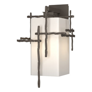 Hubbardton Forge - 302583-SKT-77-GG0707 - Tura Large Outdoor Sconce - Tura - Coastal Dark Smoke