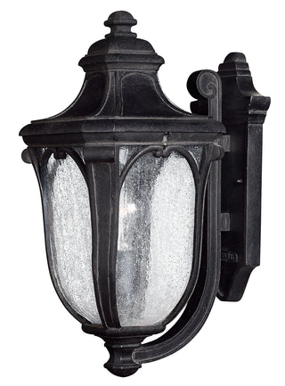 Trafalgar Medium Wall Mount Lantern in Museum Black