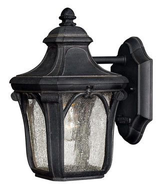 Trafalgar Small Wall Mount Lantern in Museum Black