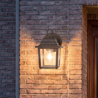 Exterior Collections One Light Wall Mount in Rustic Bronze