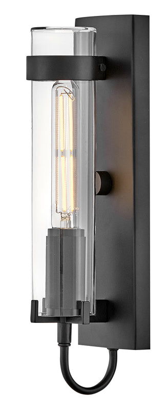 Ryden Medium Wall Mount Lantern in Black